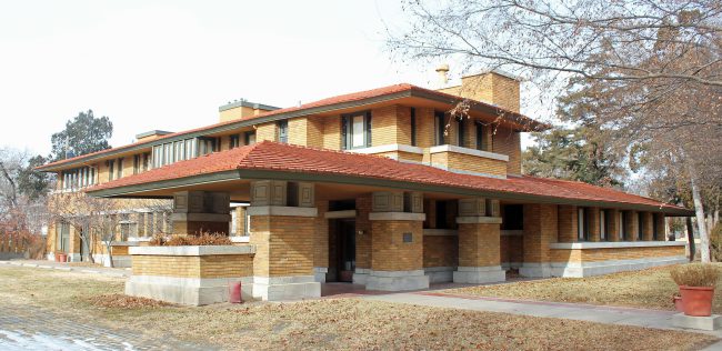 Allen-Lambe House, in Wichita (Kansas) by Frank Lloyd Wright (1915)