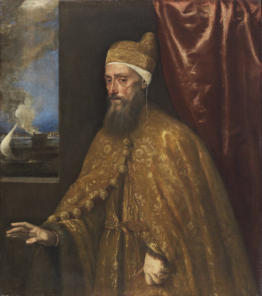 Titian, Portrait of the Venetian Doge Francesco Venier (1554-1556)