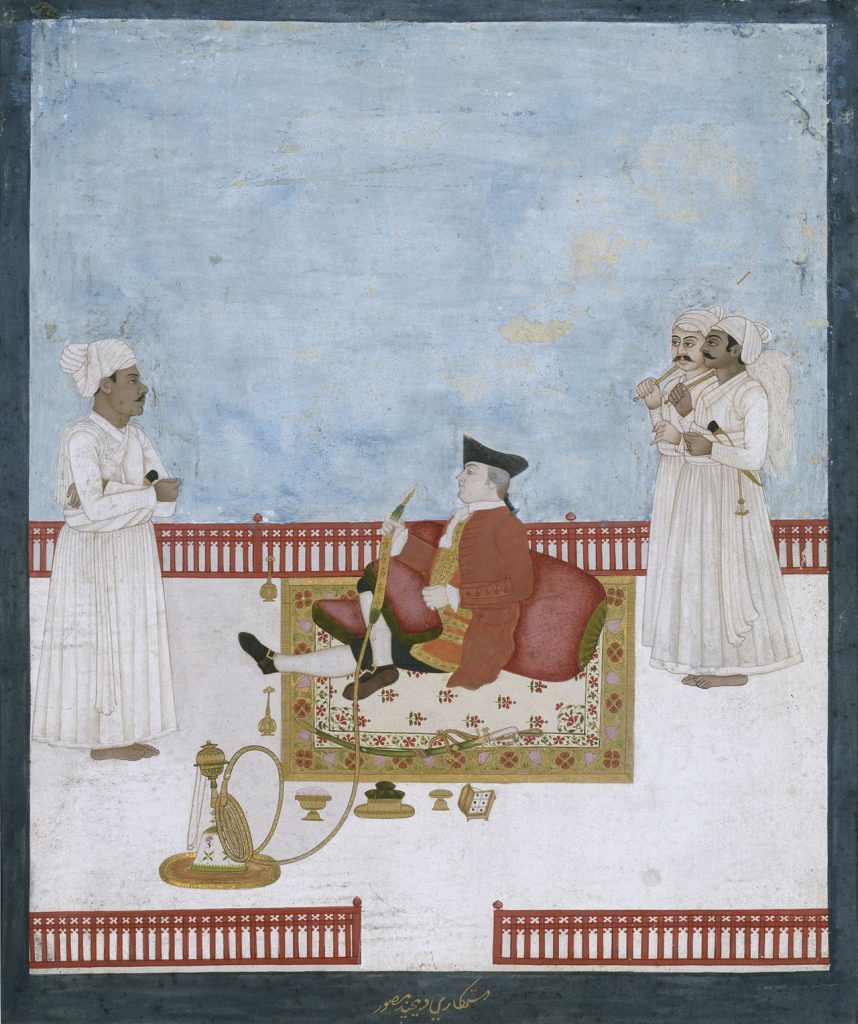 Company painting depicting an official of the East India Company, c. 1760
