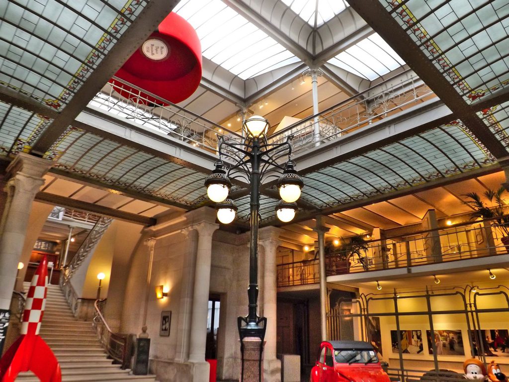 Entrance hall of the former Magasins Waucquez, now the Belgian Comic Strip Center (1905), by Victor Horta