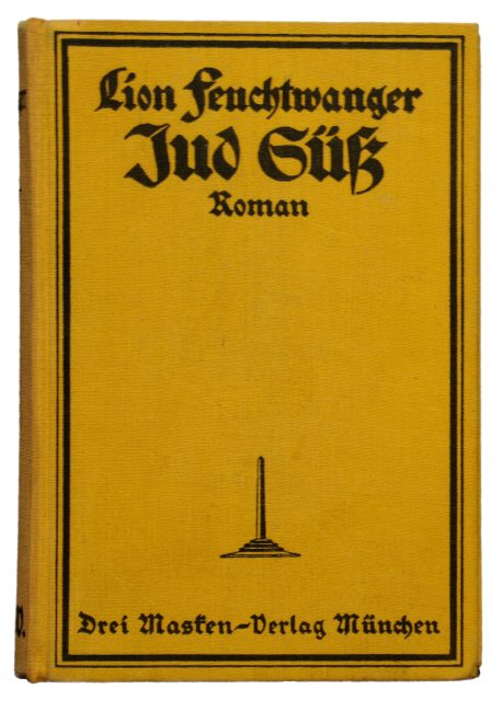 Binding of the first print by Jud Süß, 1925