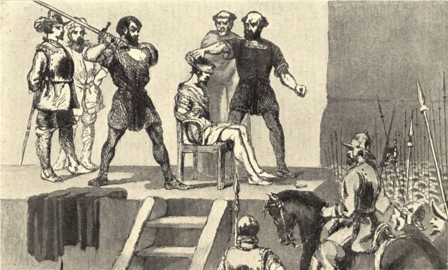 Image of the execution of Balboa in Vasco Nuñez de Balboa by Frederick A. Ober