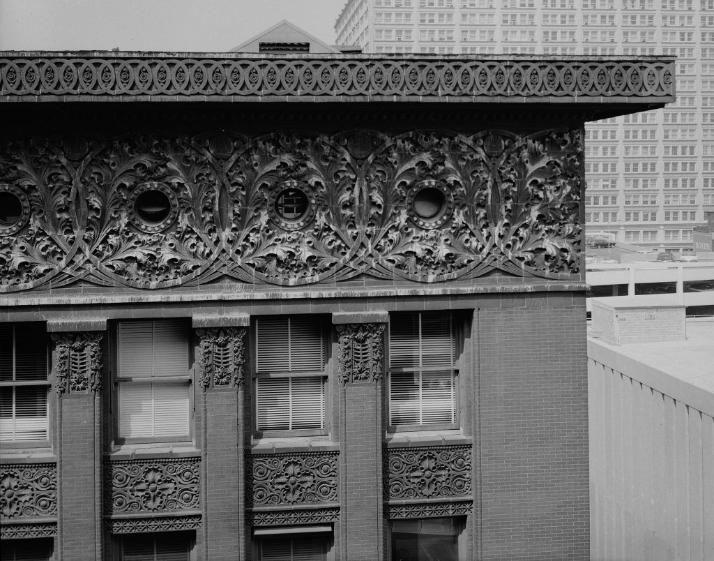 Wainwright Building, Saint Louis (1890), detail of cornice
