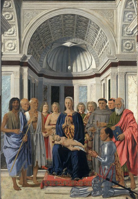 Piero dela Francesca, The Montefeltro Altarpiece or the Brera Madonna