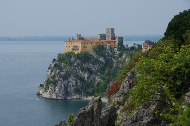 Rilke began writing the first and second elegies at Duino Castle, near Trieste, Italy, after hearing a voice in the wind while walking along the cliffs.