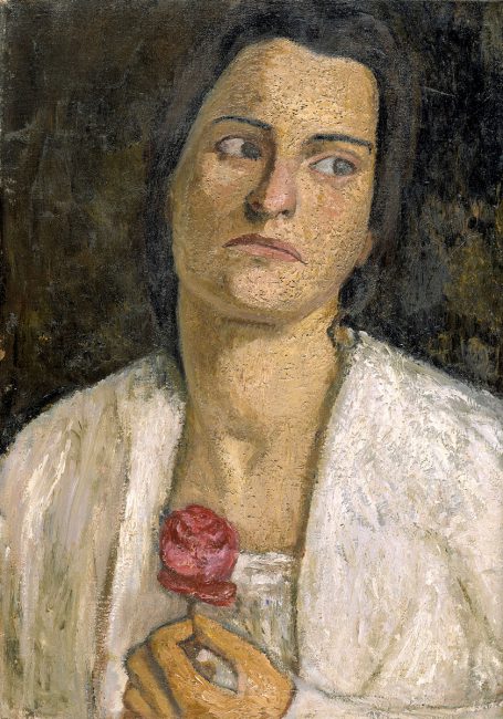 Clara Rilke-Westhoff, portrait by Paula Modersohn-Becker, 1905