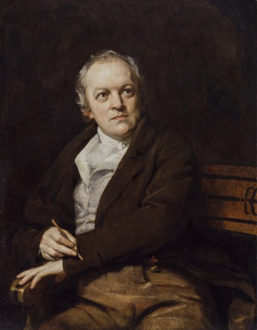 William Blake {1757 - 1827}, portrait by Thomas Phillips (1807)