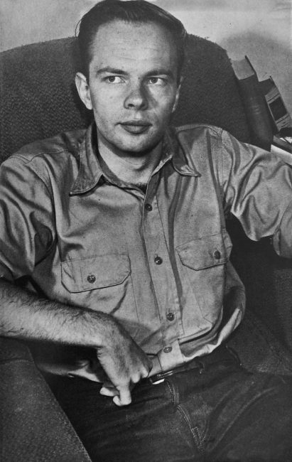 Philip K. Dick (1928-1982), photo by Arthur Knight (early 1960s)