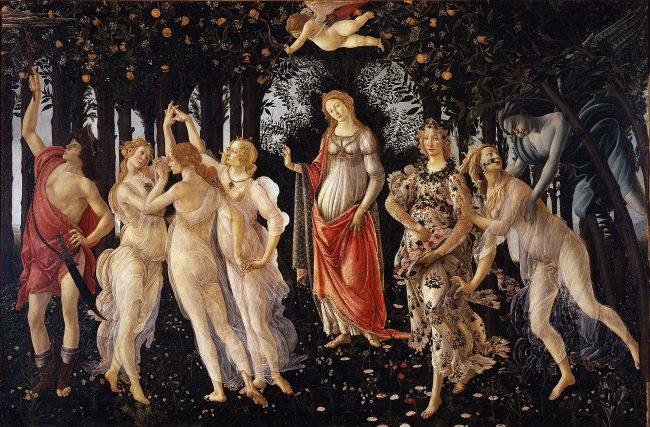 Sandro Botticelli,The Spring (La Primavera), c. 1478/82